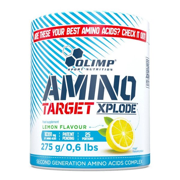 Olimp Nutrition Amino Target Xplode, sidrunimaitseline - 275 g