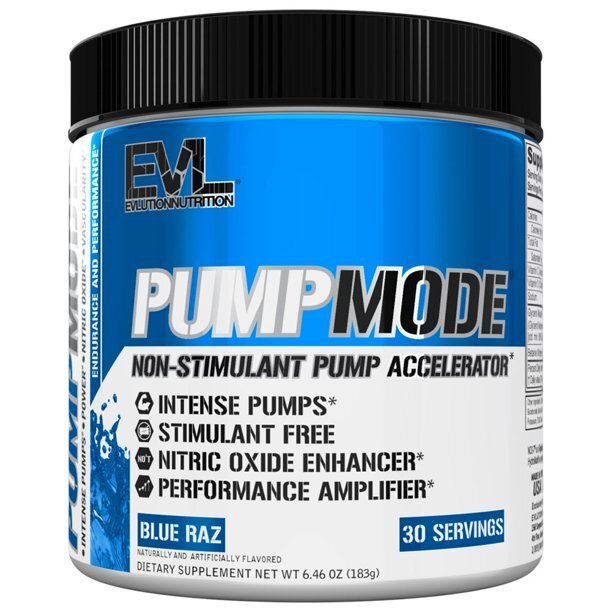 EVLution Nutrition PumpMode pulber, sinine – 183 g