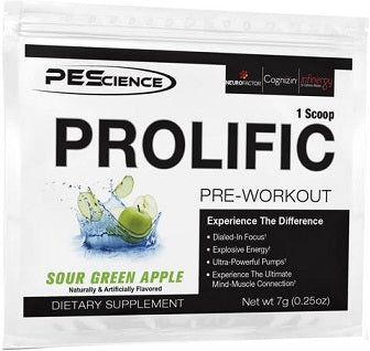 PEScience toote produktiivne, hapu roheline õun – 7 g (1 portsjon)