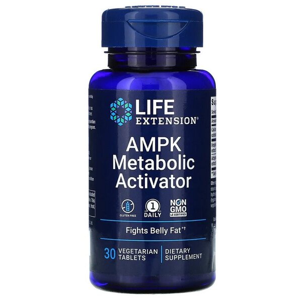 Life Extension AMPK ainevahetuse aktivaator – 30 taimset tabletti