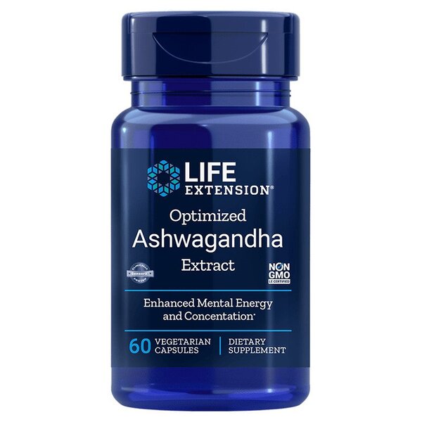 Life Extension Optimized Ashwagandha Extract 60 – 60 kapslit
