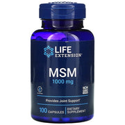 Life Extension MSM, 1000 mg - 100 kapslit
