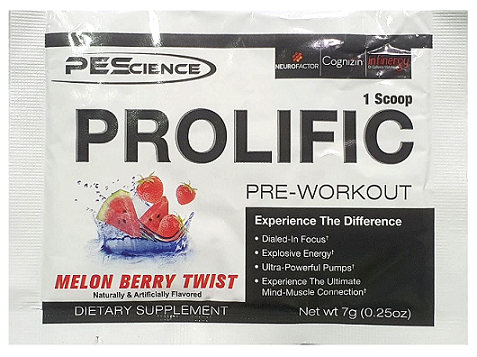 PEScience Prolific, arbuusi ja marjase maitsega krõpsud - 7 g (1 portsjon)