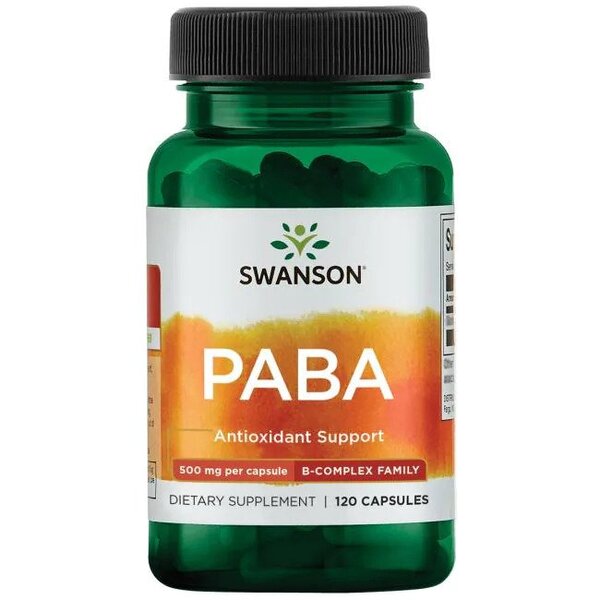 Swanson PABA, 500 mg - 120 kapslit
