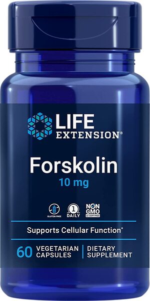 Life Extension forskoliin, 10 mg - 60 kapslit