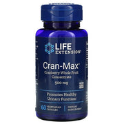 Life Extension Cran-Max jõhvikavilja kontsentraat, 500 mg – 60 kapslit