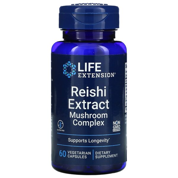 Life Extension Reishi ekstrakti seene kompleks 60 – 60 kapslit