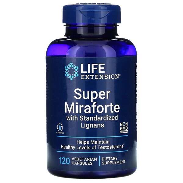 Life Extension Super Miraforte standardiseeritud lignaanidega – 120 kapslit
