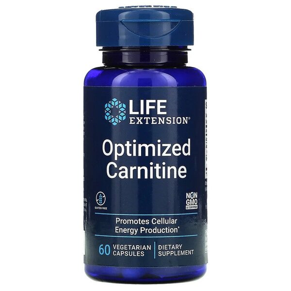 Life Extension Optimized Carnitine 60 Caps – 60 kapslit