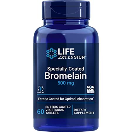 Life Extensioni enterokattega bromelaiin, 500 mg – 60 taimetoitlastest tabletti