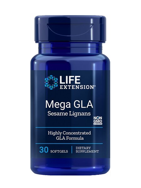 Life Extension Mega GLA seesami lignaanidega – 30 kapslit