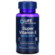 Life Extension Super E-vitamiin, 268 mg – 90 kapslit