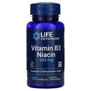 Life Extension B3-vitamiin niatsiin, 500 mg - 100 kapslit