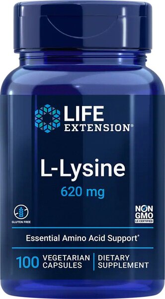 Life Extension L-lüsiin, 620 mg – 100 kapslit