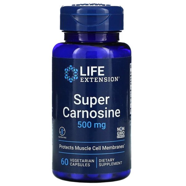 Life Extension Super Carnosine, 500 mg – 60 kapslit