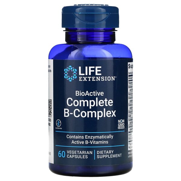 Life Extension bioaktiivne täielik B-kompleks – 60 kapslit