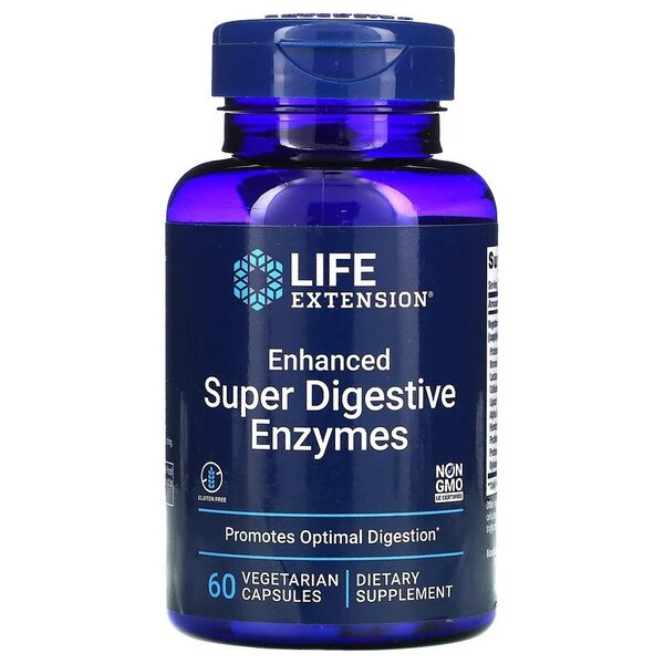 Life Extension täiustatud seedensüümid ja probiootikumid – 60 kapslit