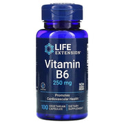 Life Extension vitamiin B6, 250 mg - 100 kapslit