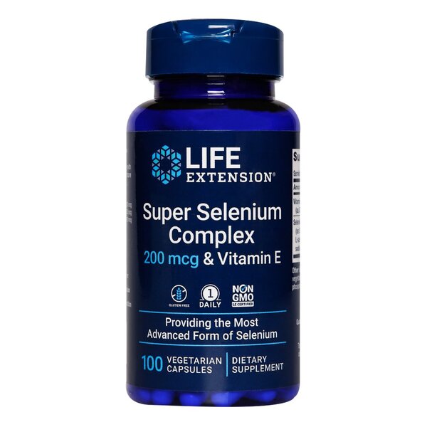 Life Extensioni super seleenikompleks ja E-vitamiin – 100 kapslit