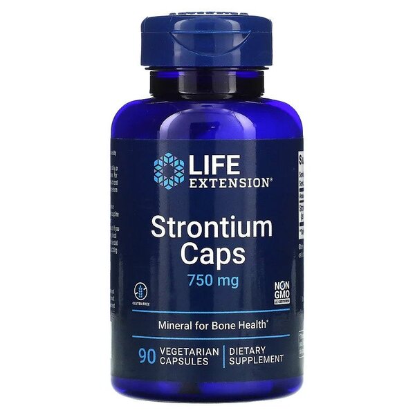 Life Extension strontsiumkapslid, 750 mg - 90 kapslit