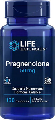 Life Extension Pregnenoloon, 50 mg - 100 kapslit