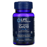 Life Extension Super Ubiquinol CoQ10 koos täiustatud mitokondrite toega, 200 mg - 30 kapslit