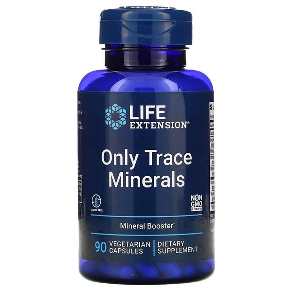 Life Extension Only Trace Minerals 90 – 90 kapslit
