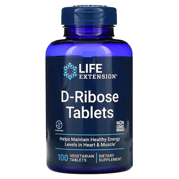 Life Extension D-riboosi tabletid – 100 taimetoitlastele sobivat tabletti