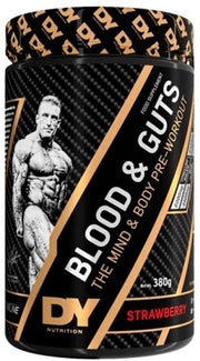 Dorian Yates Blood and Guts, maasikamaitseline – 380 g
