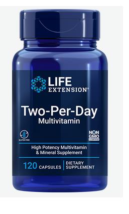 Life Extension Two-Per-Day, multivitamiinid - 120 kapslit
