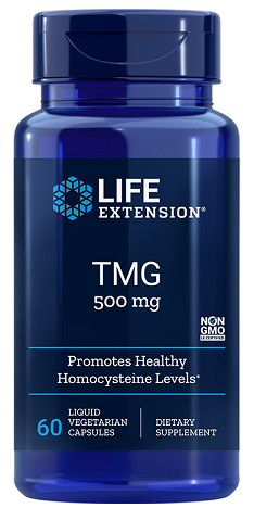 Life Extension TMG, 500 mg - 60 vedelkapslit