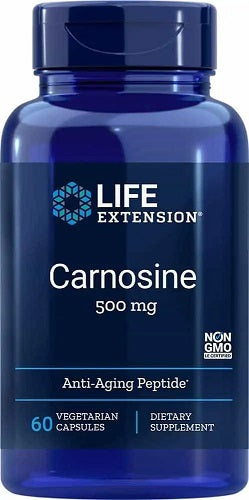 Life Extension karnosiin, 500 mg - 60 kapslit