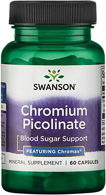 Swanson kroompikolinaat koos Chromaxiga, 200 mcg – 60 kapslit