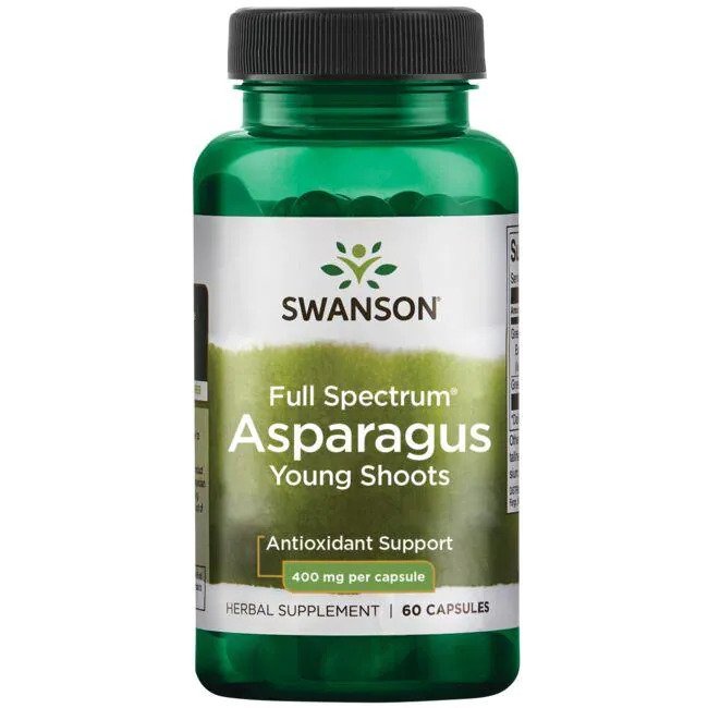 Swanson Full Spectrum noored sparglivõrsed, 400 mg – 60 kapslit