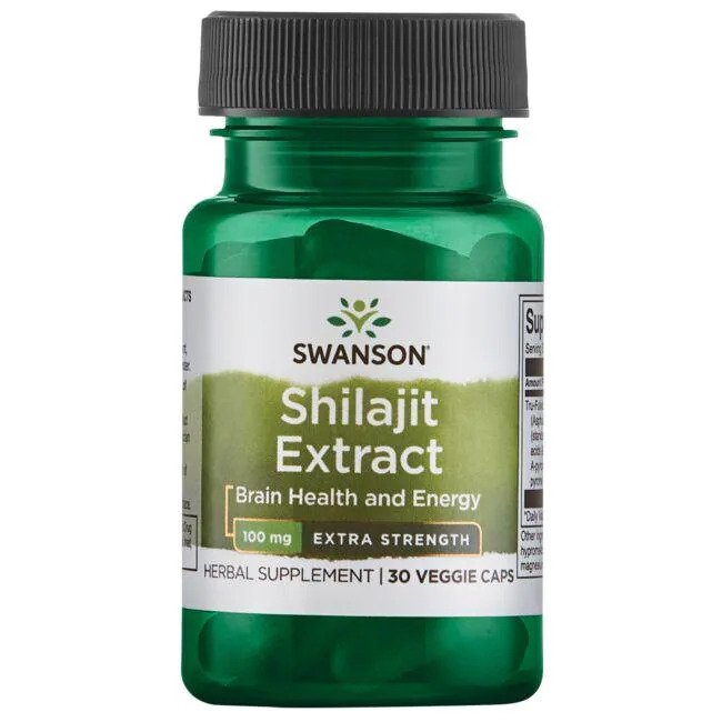 Swanson Shilajit ekstrakt, 100 mg – 30 kapslit