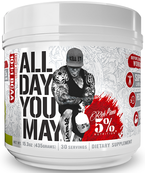 5% Nutrition AllDayYouMay toidulisand – legendaarsest seeriast, sidruni ja laimi maitsega – 435 g