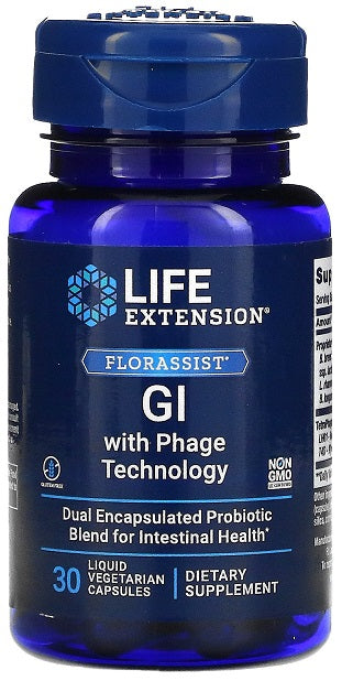 Life Extension Florassist GI fagi tehnoloogiaga – 30 vedelat kapslit