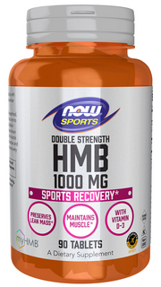 NOW Foods HMB, 1000 mg – 90 tabletti