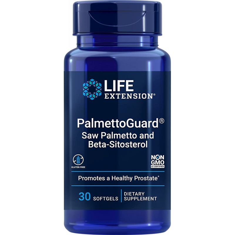Life Extension PalmettoGuard saw palmetto ekstraktas su beta-sitosteroliu – 30 kapsulių