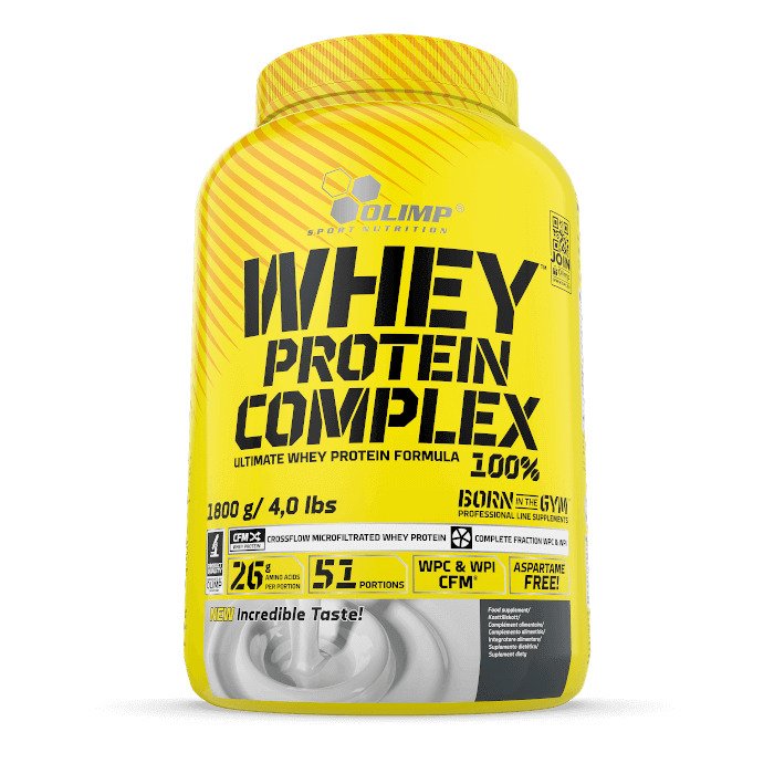 Olimp Nutrition vadakuvalgu kompleks 100%, vanillimaitseline – 1800 g