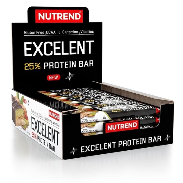Nutrend Excelent 25% valgupatukka, laimi ja papaia maitsega – 18 x 85 g