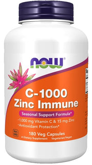 NOW Foods C - 1000 tsink immuunsüsteemile – 180 kapslit