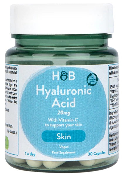 Holland & Barretti hüaluroonhape C-vitamiiniga, 20 mg – 30 kapslit