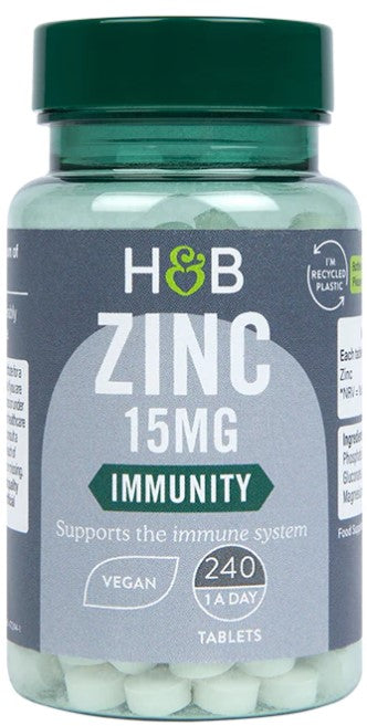 Holland & Barrett tsink 15 mg – 240 tabletti