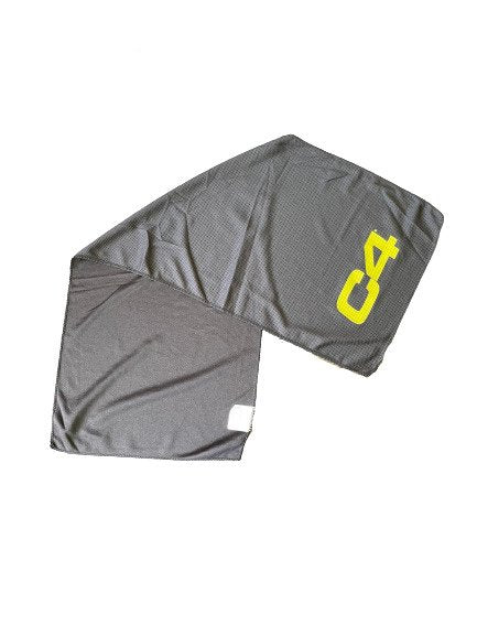 Cellucor C4 Alpha spordirätik, must ja kollane – 80 x 30 cm