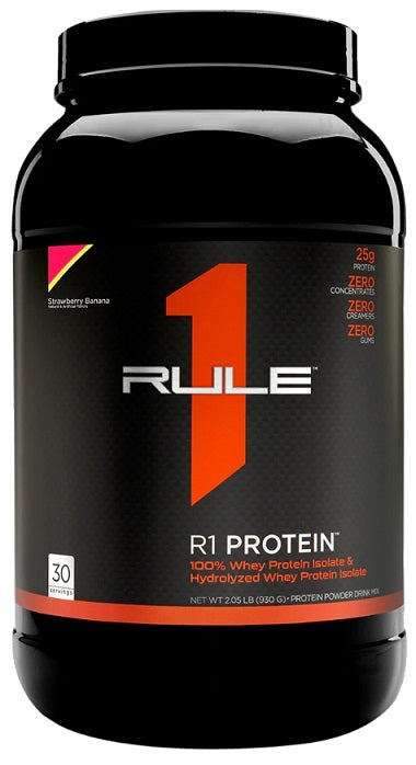 Rule One R1 proteiin, maasika ja banaani maitse – 930 g