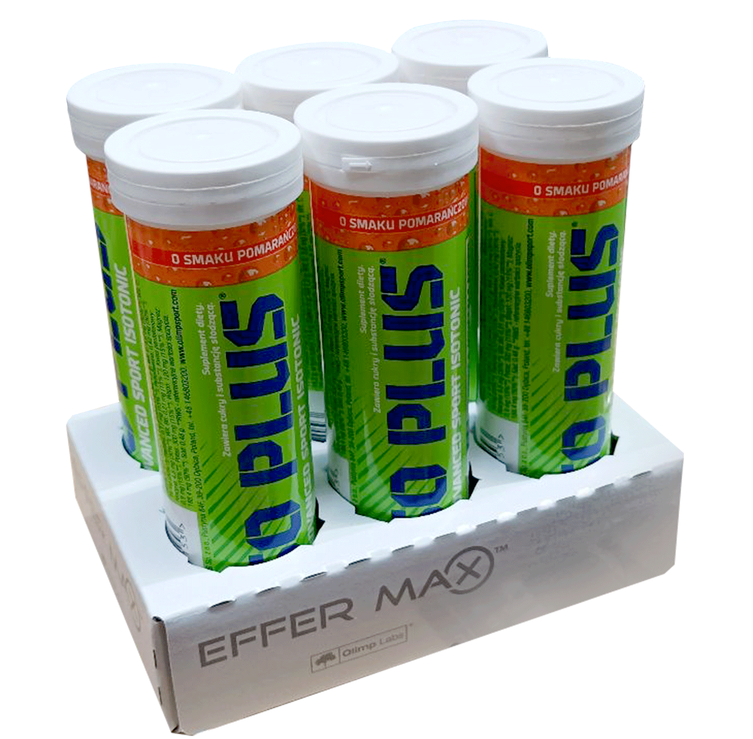 Olimp Nutrition Iso Plus kihisevad tabletid, apelsinimaitsega – 6 x 10 tabletti