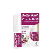 BetterYou vitamiin D+K2 igapäevane suukaudne sprei lastele, kummi- ja mustikamaitseline – 15 ml.