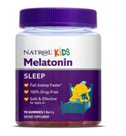 Natrol Kids melatoniin, marjamaitselised – 90 närimiskommi