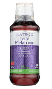 Natrol vedel melatoniin, marjamaitseline - 237 ml.
